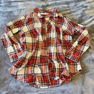 Old Navy Plus Button Up Plaid Shirt